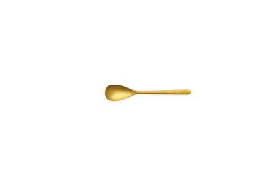 Theelepel 15 cm 18/0 Gold Canada Vintage