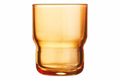 Tumbler glas 22 cl Log Brush Oranje