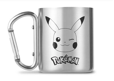 Mok 24 cl Pokémon Pikachu grijs zwart 