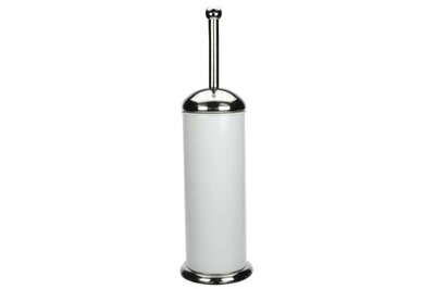 Toiletborstel met houder Bullet Wit Artex