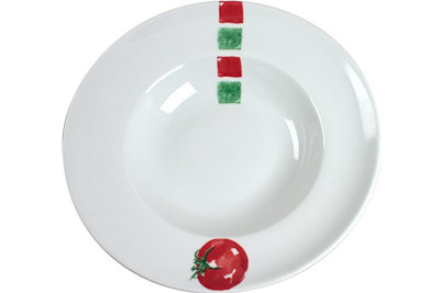 Pasta bord Tomato print 27,5 cm Cosy&Trendy