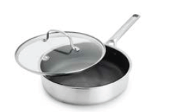 Hapjespan met deksel Greenpan Apex 24cm
