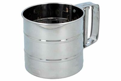 Poedersuikerstrooier 10 cm RVS Cause We Care 