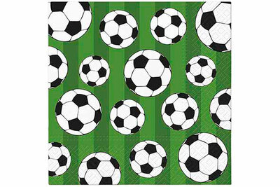 Servetten 33cm Voetbal set van 20 PAW