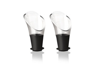 Wijnschenker Crystal set van 2 