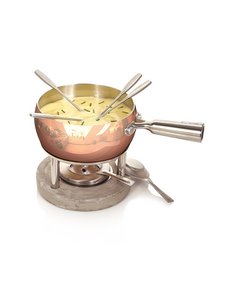 Fondueset Life koper 1 liter