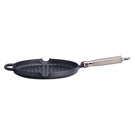 Grillpan 28 cm gietijzer Ronneby Bruk Maestro 