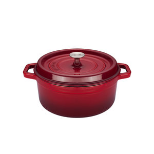 Braadpan 24 cm gietijzer rood Sola | braadpan - Kookwinkel Kitchen&More