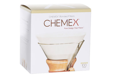 Filters set van 100 voorgevouwen Chemex Classic 