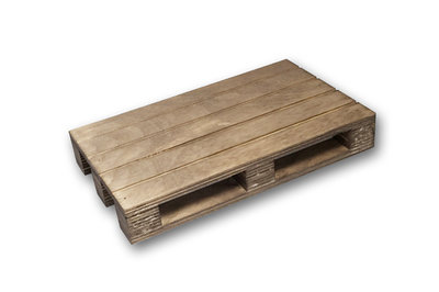 Presenteerplank donker hout 20cm x 12cm x 3cm Bisetti 