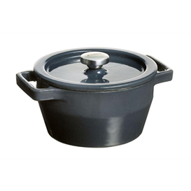 Braadpan mini gietijzer 10 cm grijs Slowcook