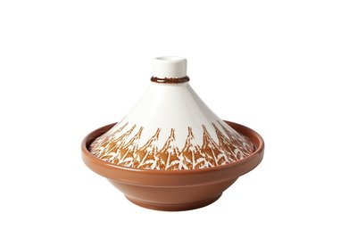 Tajine Ikat terracotta 22 cm 