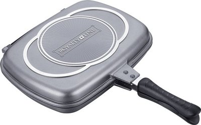 Dubbele grillpan 28 cm