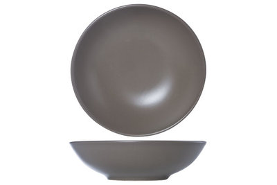 Bord diep 22 cm Serena Taupe