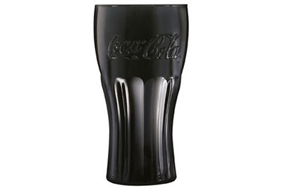 Coca Cola glas 37cl zwart