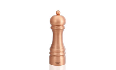 Zoutmolen koperkleurig 16,5cm Bisetti