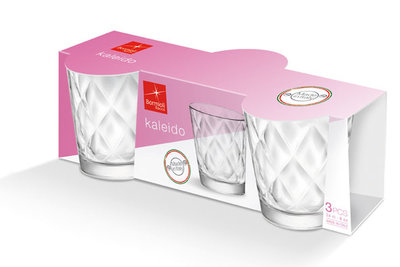 Waterglas 24cl Kaleido set van 3