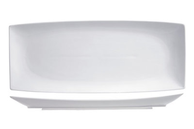 Bord rechthoekig Avantgarde 37 cm wit