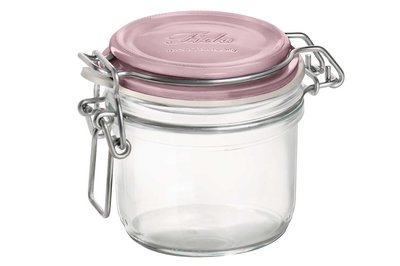 eigenaar Grondig Bezem Weckpotje 25 cl paars roze deksel | Kleine glazen potjes - Kookwinkel  Kitchen&More